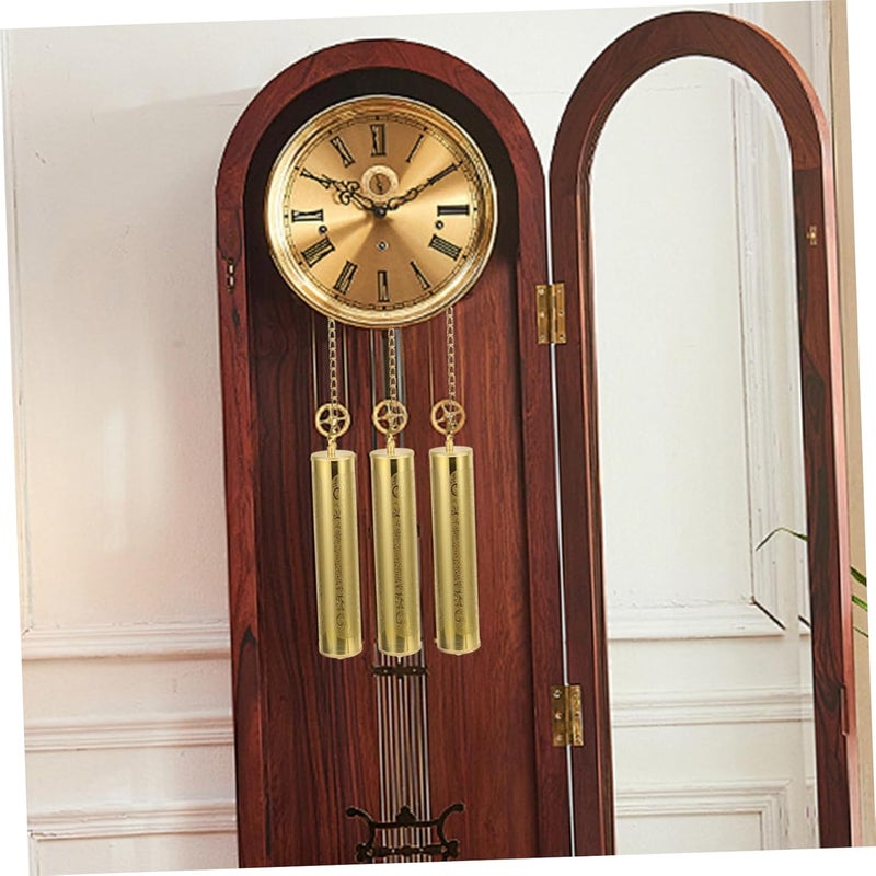 WOONEKY 1 مجموعة من وزن ساعة الأرض الحديدية ديكور أنيق بديل لأجزاء ساعة الحائط تصميم كلاسيكي للمكتب المنزلي وزن سلسلة للديكورات التقليدية والحديثة - Image 5